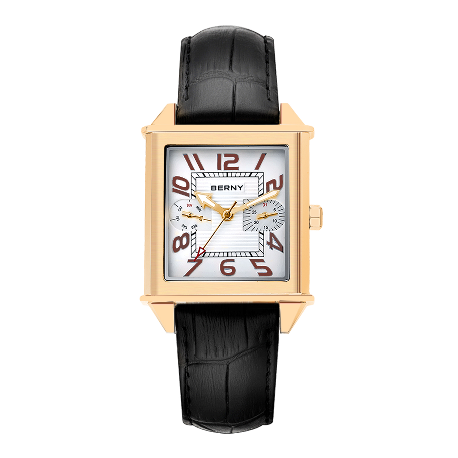 Luxury Watch Longines - Reloj de Cuarzo BERNY 6P25 para