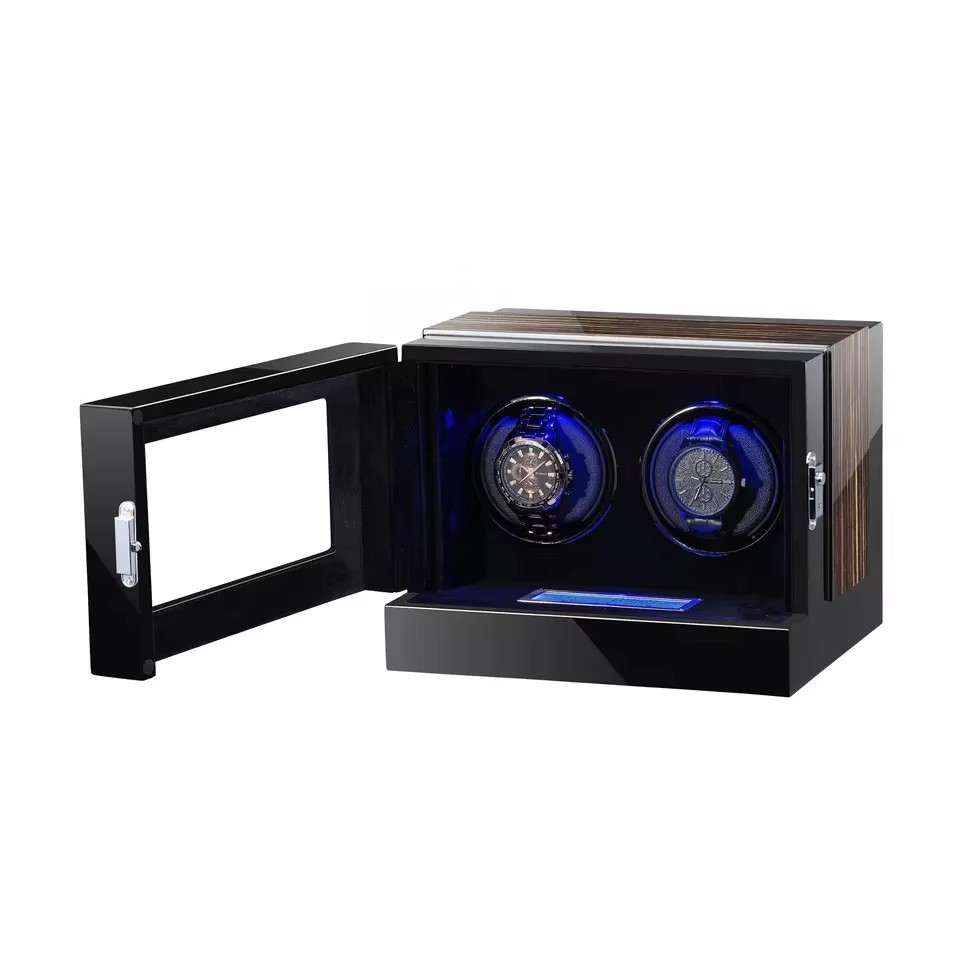 Luxury Watch Winder Box - Estuche protector de lujo para 2