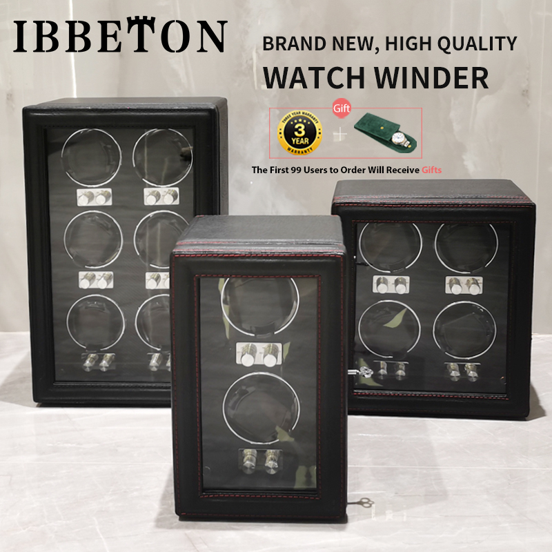 Luxury Watch Winder Box - Estuche de lujo para relojes, enrollador