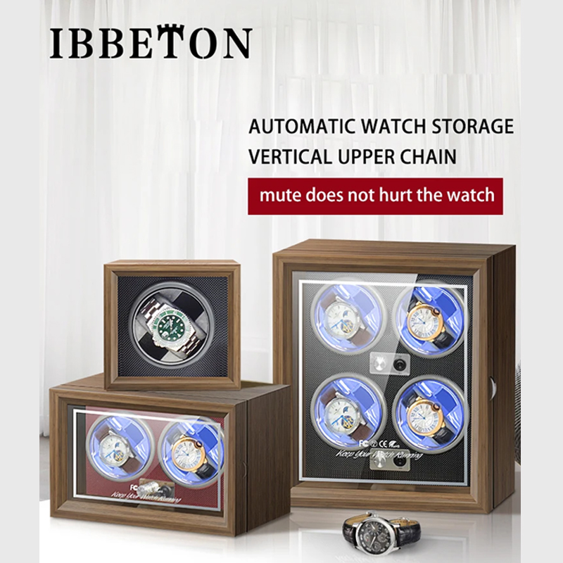 Luxury Watch Winder Box - IBBETON caja de almacenamiento reloj de