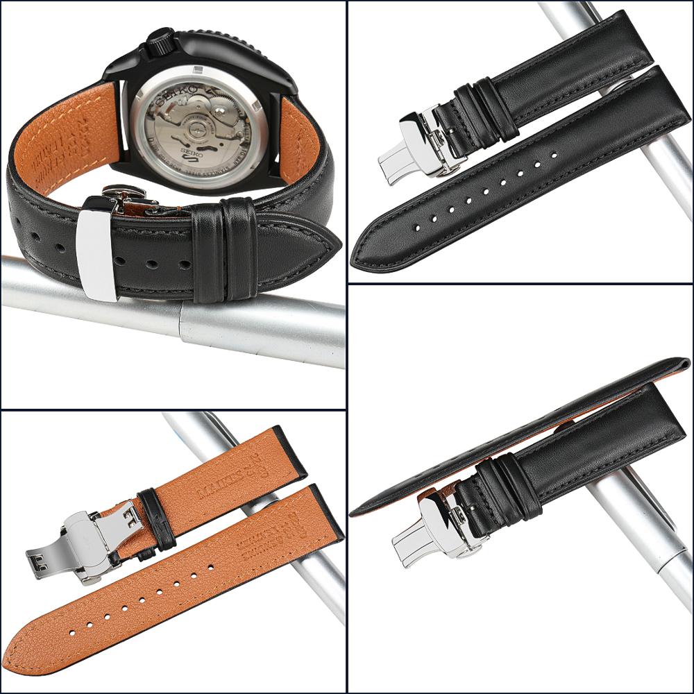 MAIKES-correas de reloj de cue - Luxury Watch Longines reseña y precio