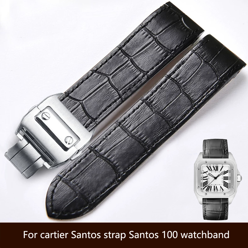 Correa de reloj de cuero genui - Cartier Watch Tank reseña y precio