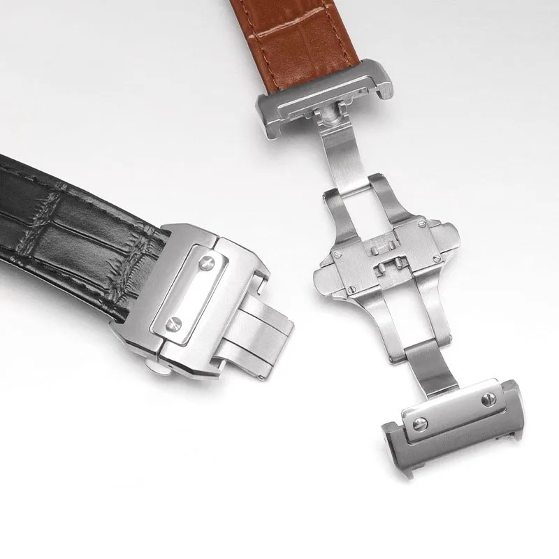 Correa de reloj de cuero genui - Cartier Watch Tank reseña y precio