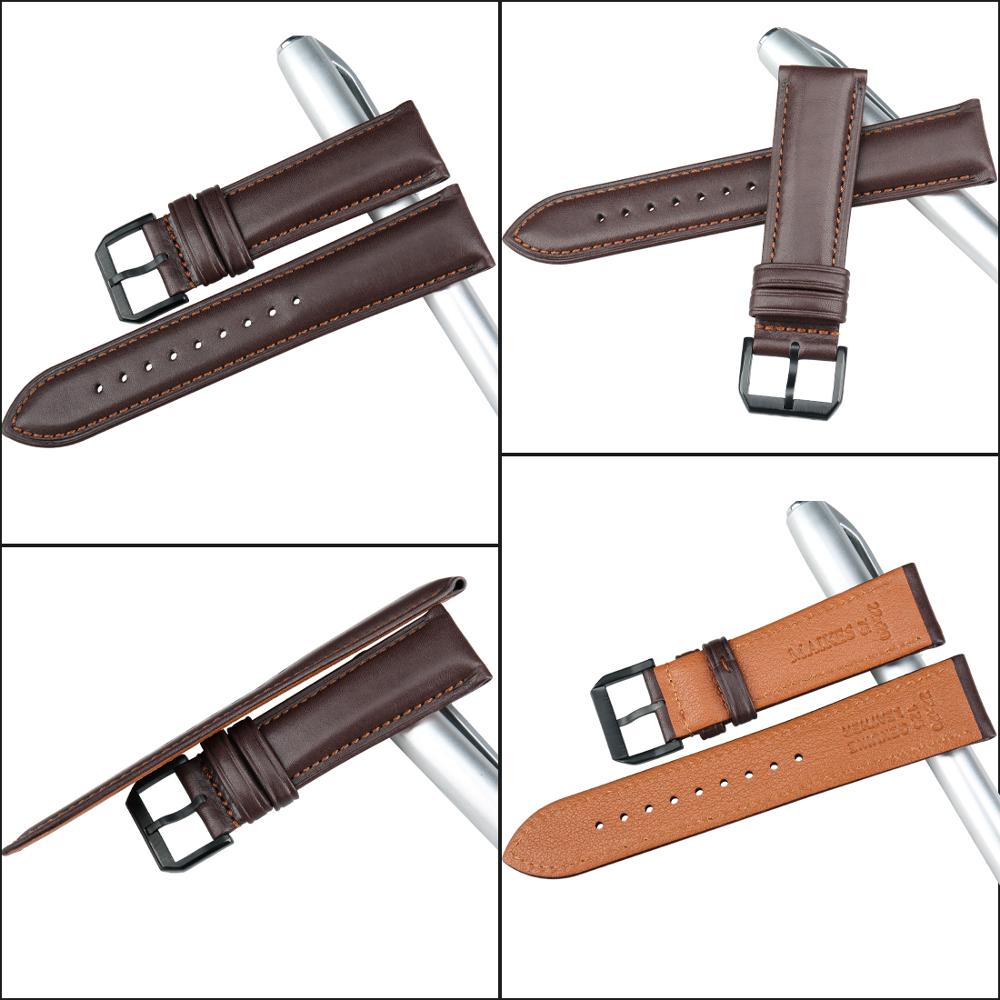 MAIKES-correas de reloj de cue - Luxury Watch Longines reseña y precio