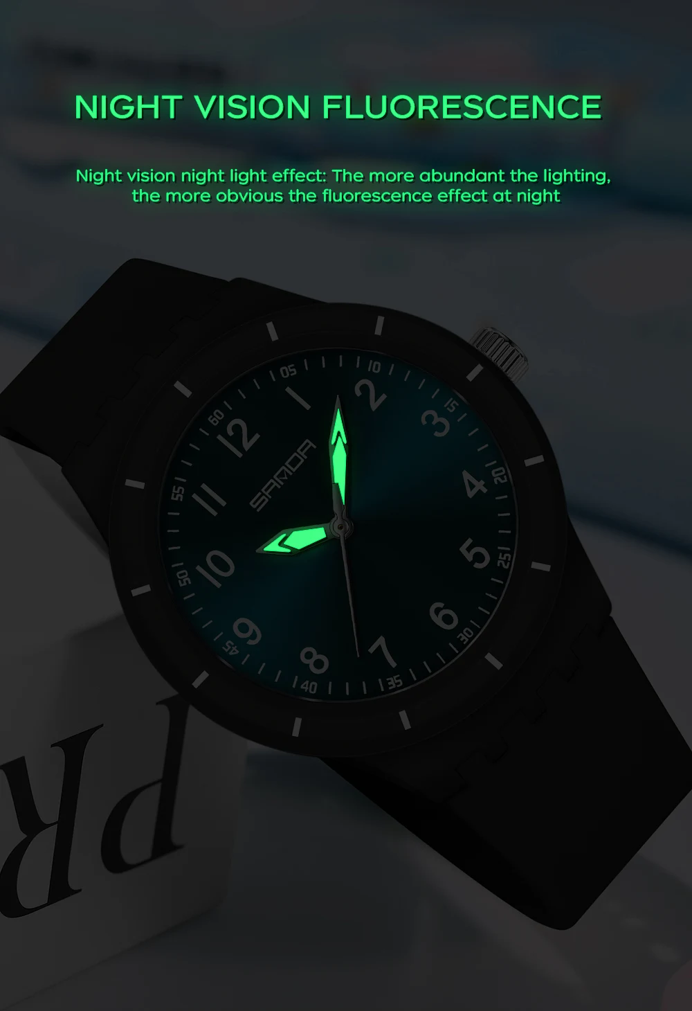 SANDA 9075 Reloj de cuarzo lig - Luxury Watch Store reseña y precio