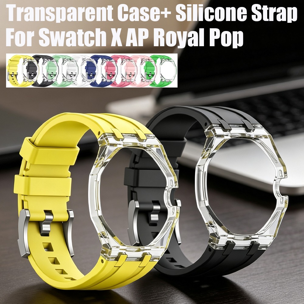 Funda transparente + correa de - Luxury X I Watch reseña y precio