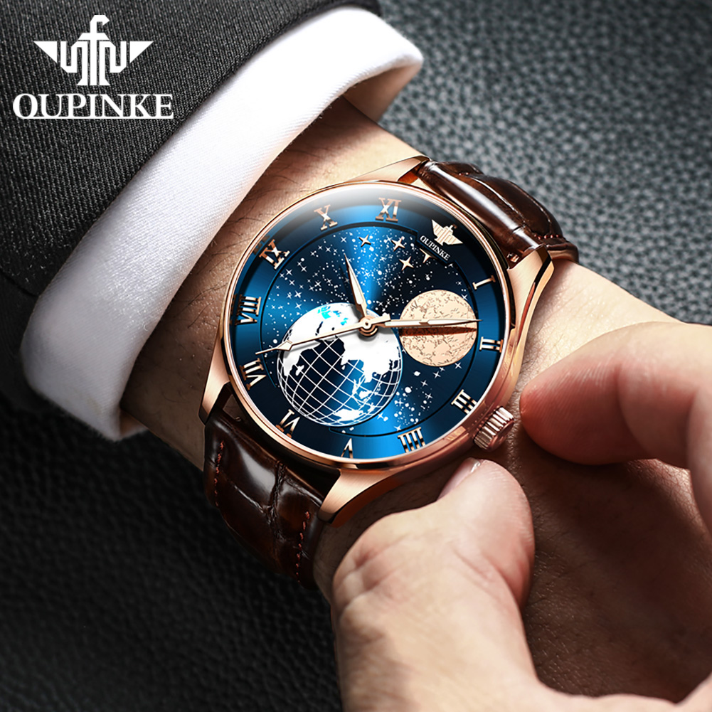 Reloj OUPINKE 3177 para hombre - Omega Watch Constellation reseña y precio