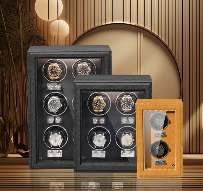 Bobinadora de reloj de madera  - Luxury Watch Winder Box reseña y precio