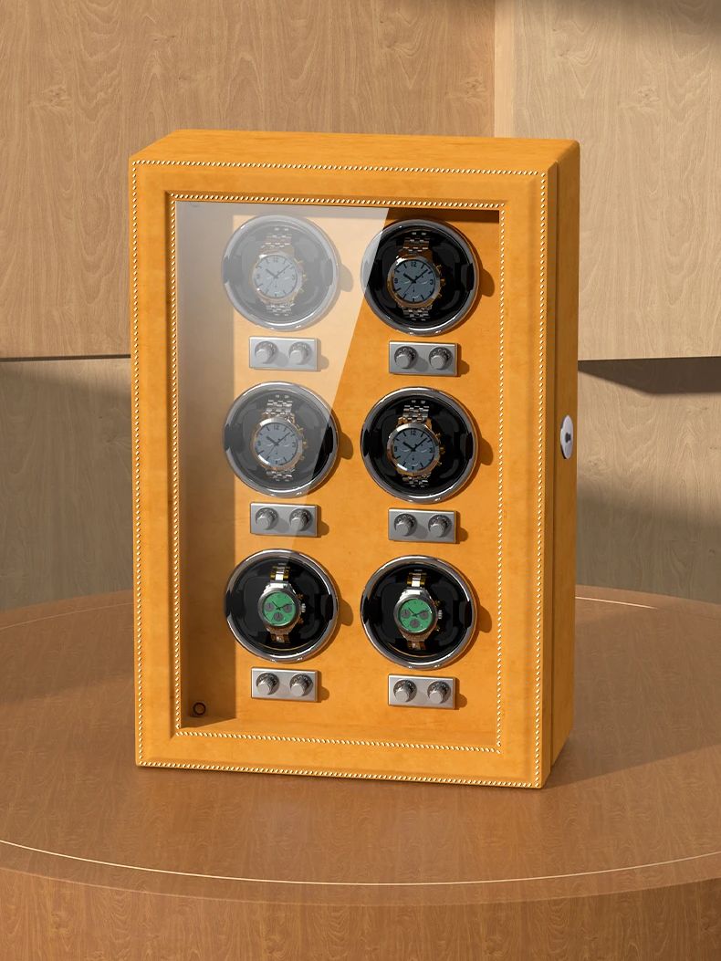 Bobinadora de reloj de madera  - Luxury Watch Winder Box reseña y precio
