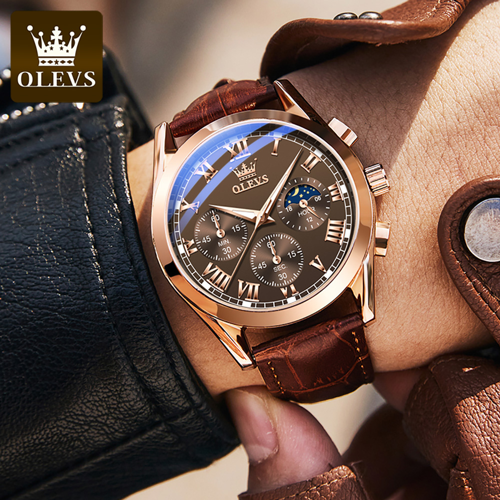 OLEVS 2871 reloj de cuarzo par - Omega Watch Constellation reseña y precio