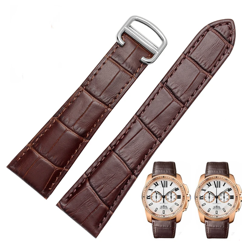 Correa de reloj de cuero genui - Cartier Watch Tank reseña y precio