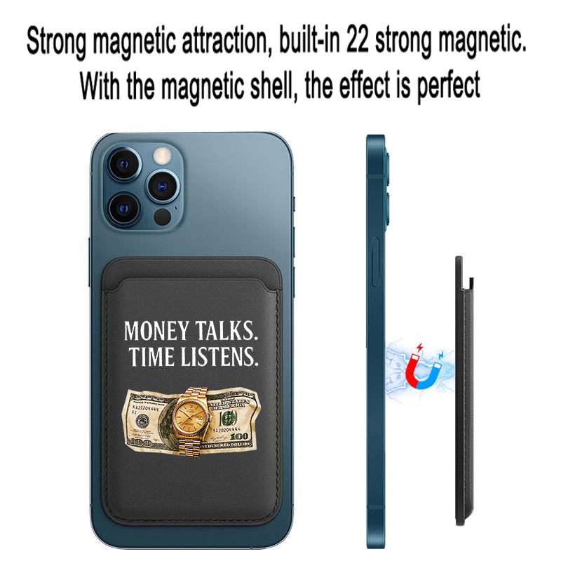 Funda de Piel Blanca Magnética - Luxury Watch Quote reseña y precio