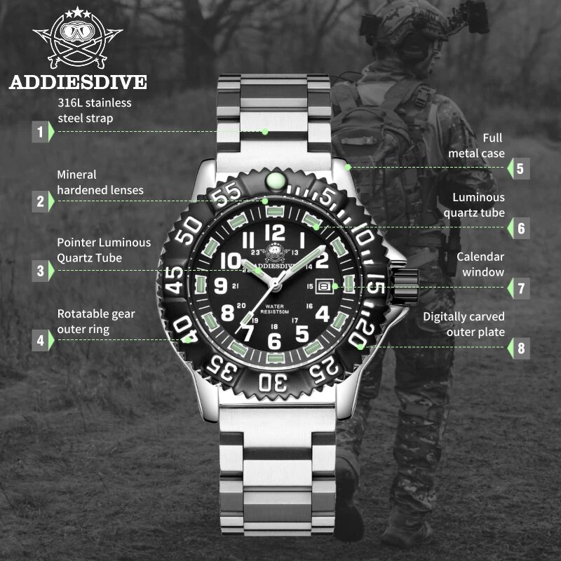 Addies Dive-Reloj de moda casu - Luxury Watch Longines reseña y precio