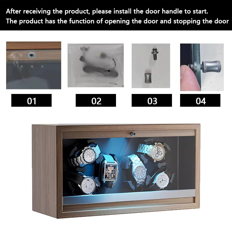 Nuevo enrollador de reloj de m - Luxury Watch Winder Box reseña y precio