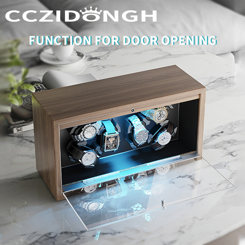Nuevo enrollador de reloj de m - Luxury Watch Winder Box reseña y precio