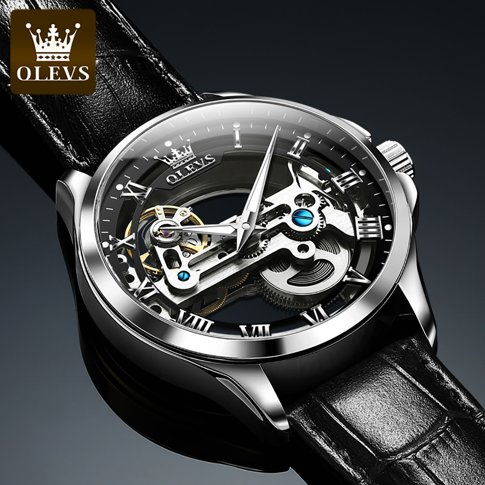 OLEVS-Reloj Automático para ho - Omega Watch Constellation reseña y precio