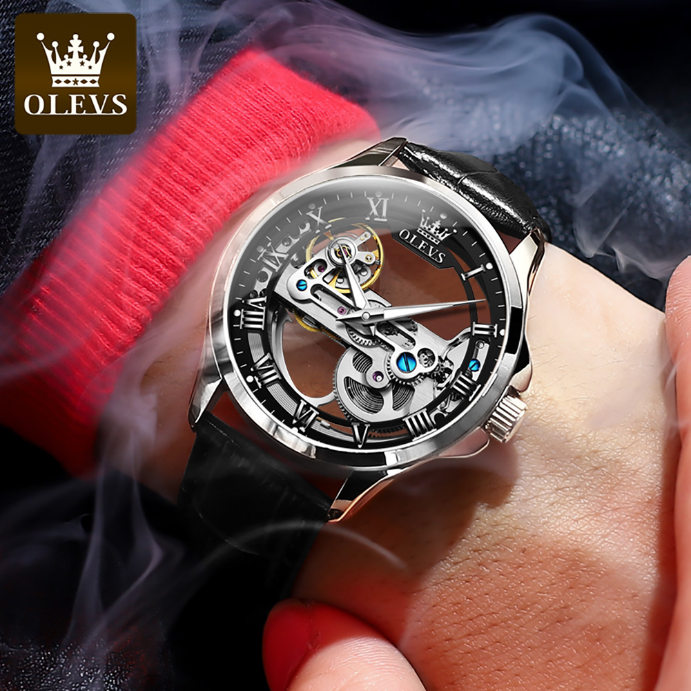 OLEVS-Reloj Automático para ho - Omega Watch Constellation reseña y precio